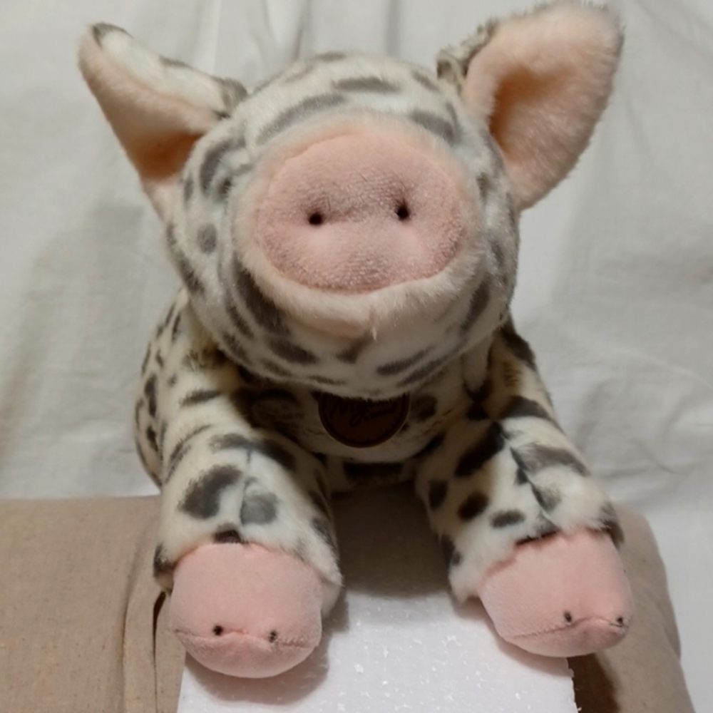Miyoni by Aurora Spotted Pig Piglet Giant 16 Inch Plush Stuffed Animal